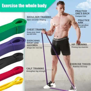 5~125lbs Tpe Gym Resistance Bands